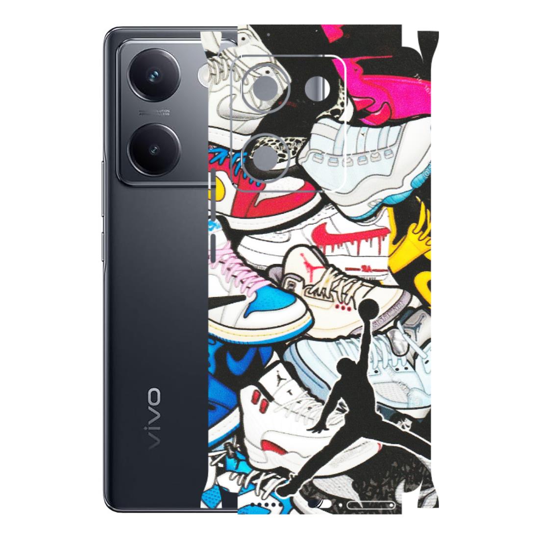 VIVO Y Series Phone Skins (All Models) - Jordan Sneakers Fan - Matte Finish (M-80) Vivo Y200 Pro