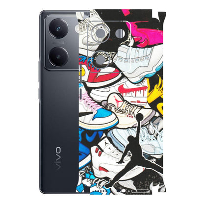 VIVO Y Series Phone Skins (All Models) - Jordan Sneakers Fan - Matte Finish (M-80) Vivo Y200 Pro