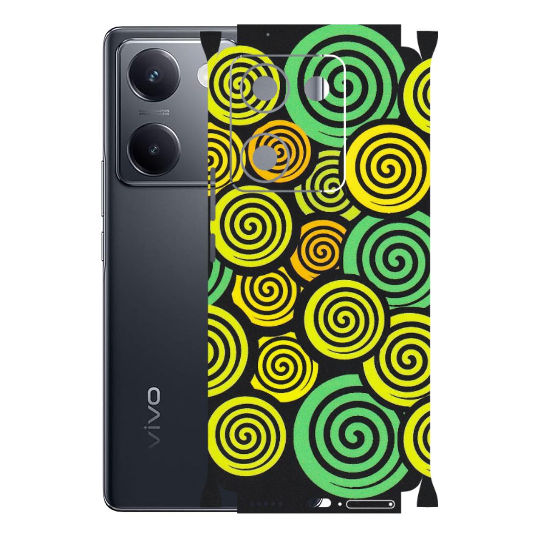 VIVO Y Series Phone Skins (All Models) - Crazy Spiral - Matte Finish (M-91) Vivo Y200 Pro