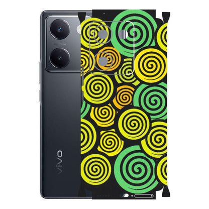 VIVO Y Series Phone Skins (All Models) - Crazy Spiral - Matte Finish (M-91) Vivo Y200 Pro