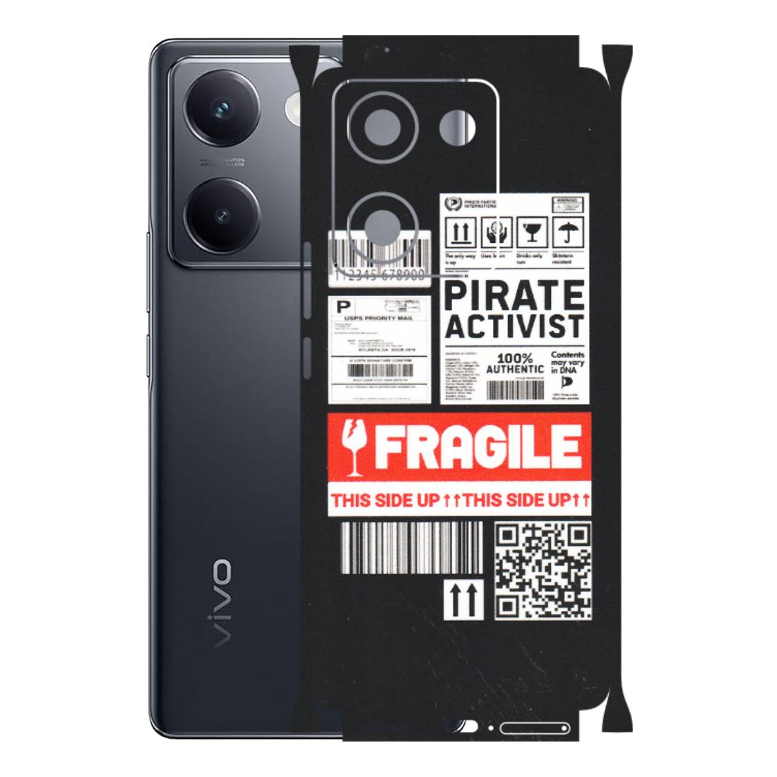 VIVO Y Series Phone Skins (All Models) - Handle With Care - Matte Finish (M-99) Vivo Y200 Pro