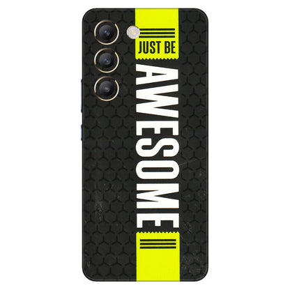 VIVO Y Series Phone Skins (All Models) - Just Be Awesome - 3D Embossed Finish (L-101) Vivo Y200e (5G)