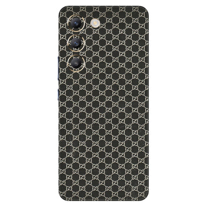 VIVO Y Series Phone Skins (All Models) - Black G Print - 3D Embossed Finish (L-109) Vivo Y200e (5G)