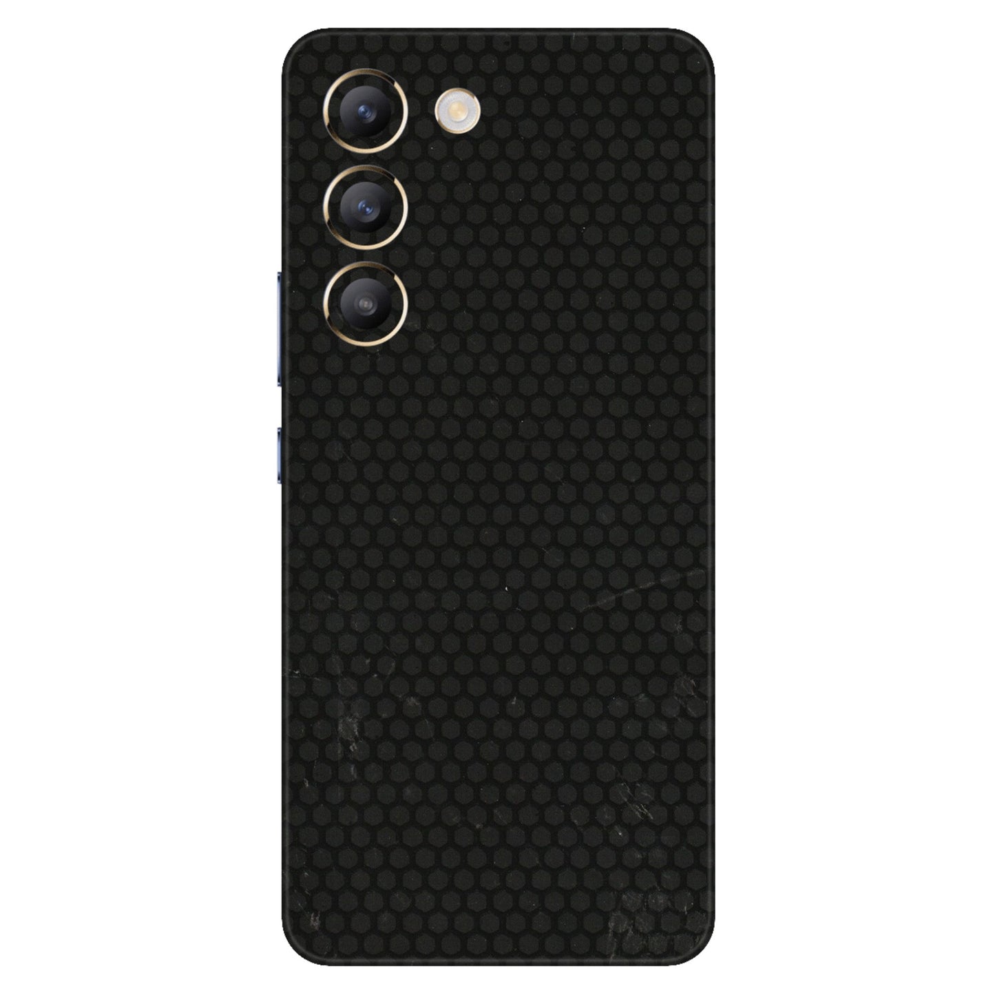 VIVO Y Series Phone Skins (All Models) - Black honeycomb - 3D Embossed Finish (L-114) Vivo Y200e (5G)