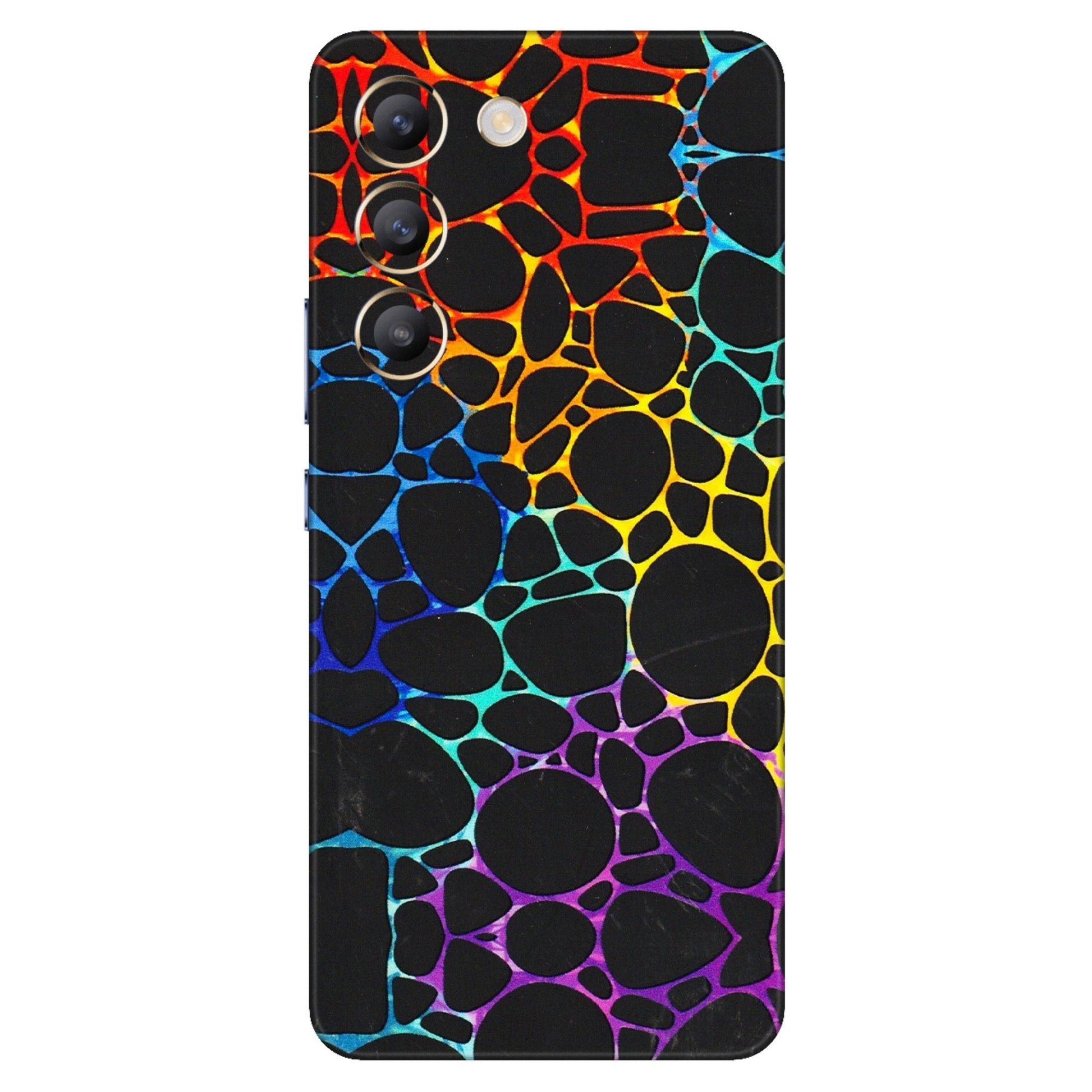 VIVO Y Series Phone Skins (All Models) - Abstract Art MultiColour - 3D Embossed Finish (L-133) Vivo Y200e (5G)