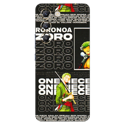 VIVO Y Series Phone Skins (All Models) - One Piece Zoro - 3D Embossed Finish (L-250) Vivo Y200e (5G)