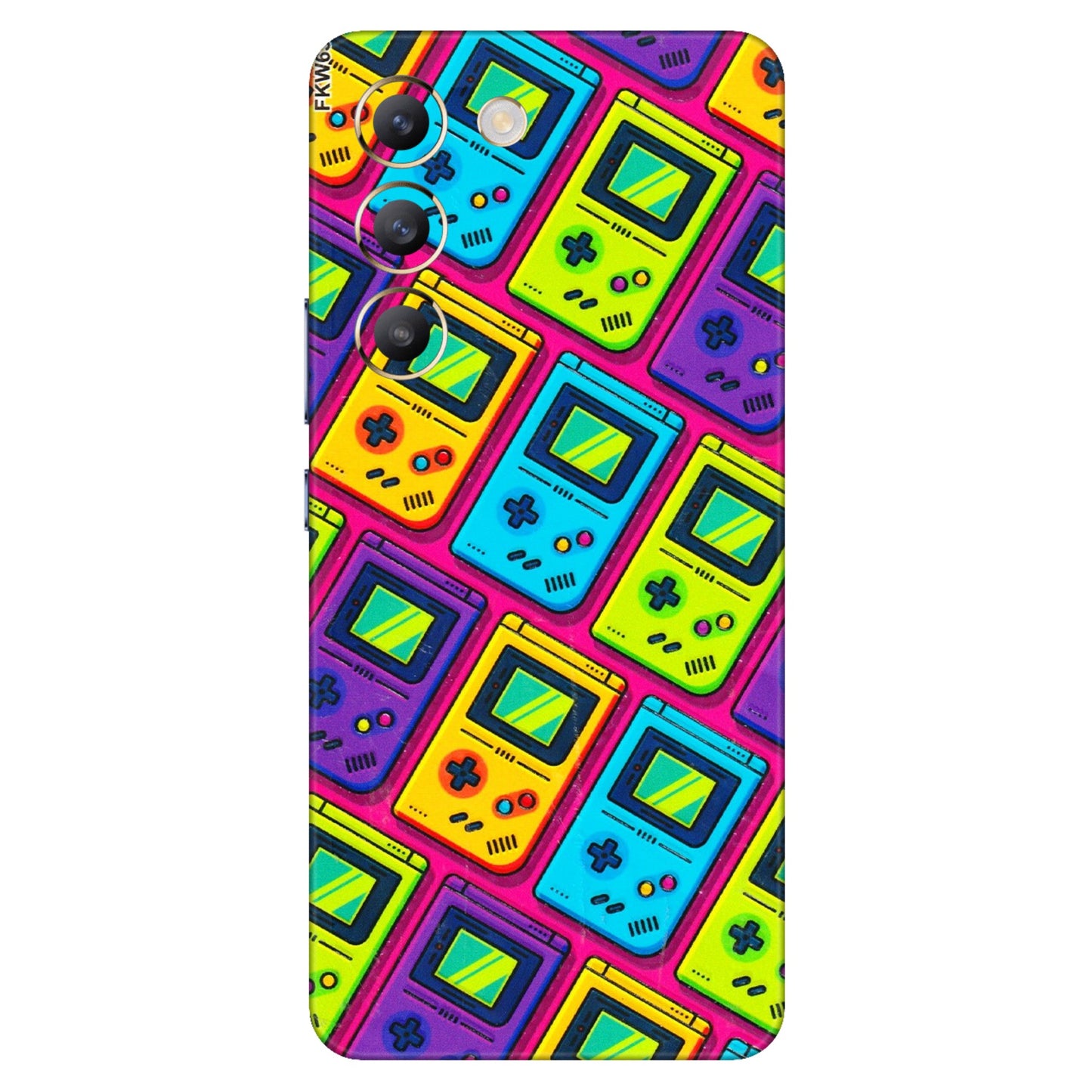 VIVO Y Series Phone Skins (All Models) - Gameboy Colourful - 3D Embossed Finish (L-266) Vivo Y200e (5G)