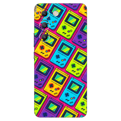 VIVO Y Series Phone Skins (All Models) - Gameboy Colourful - 3D Embossed Finish (L-266) Vivo Y200e (5G)