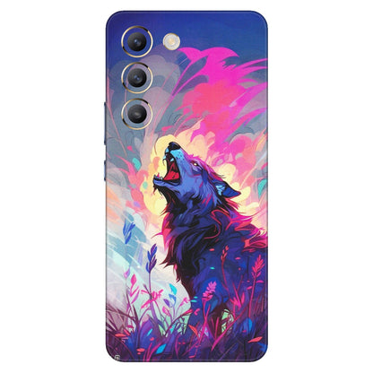 VIVO Y Series Phone Skins (All Models) - New Wild Wolf Abstract - Matte Finish (M-125) Vivo Y200e (5G)