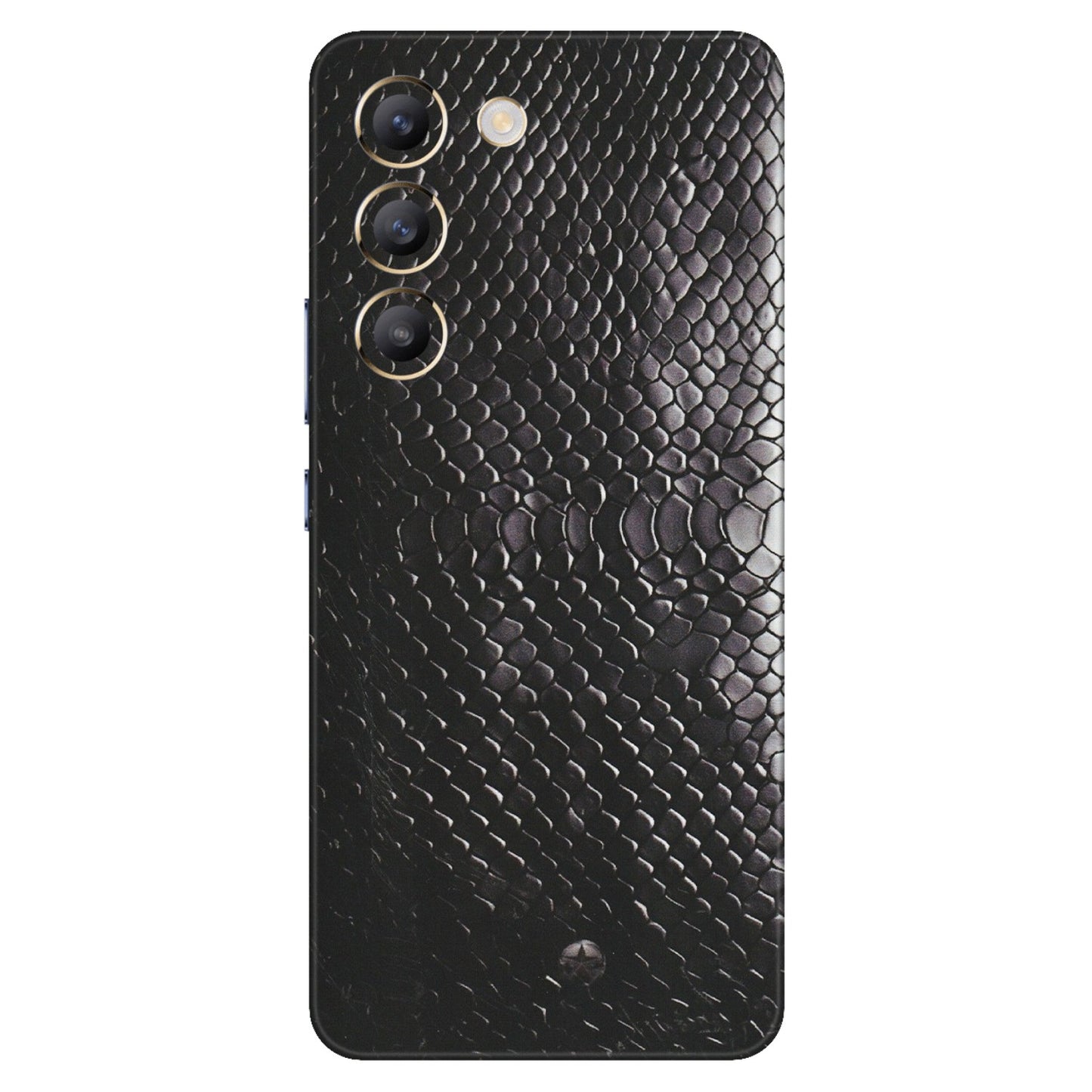VIVO Y Series Phone Skins (All Models) - Black Snack Leather - Matte Finish (M-147) Vivo Y200e (5G)