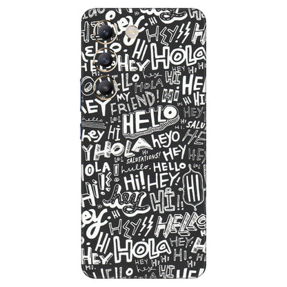 VIVO Y Series Phone Skins (All Models) - Hi Hello Doodles - Matte Finish (M-25)