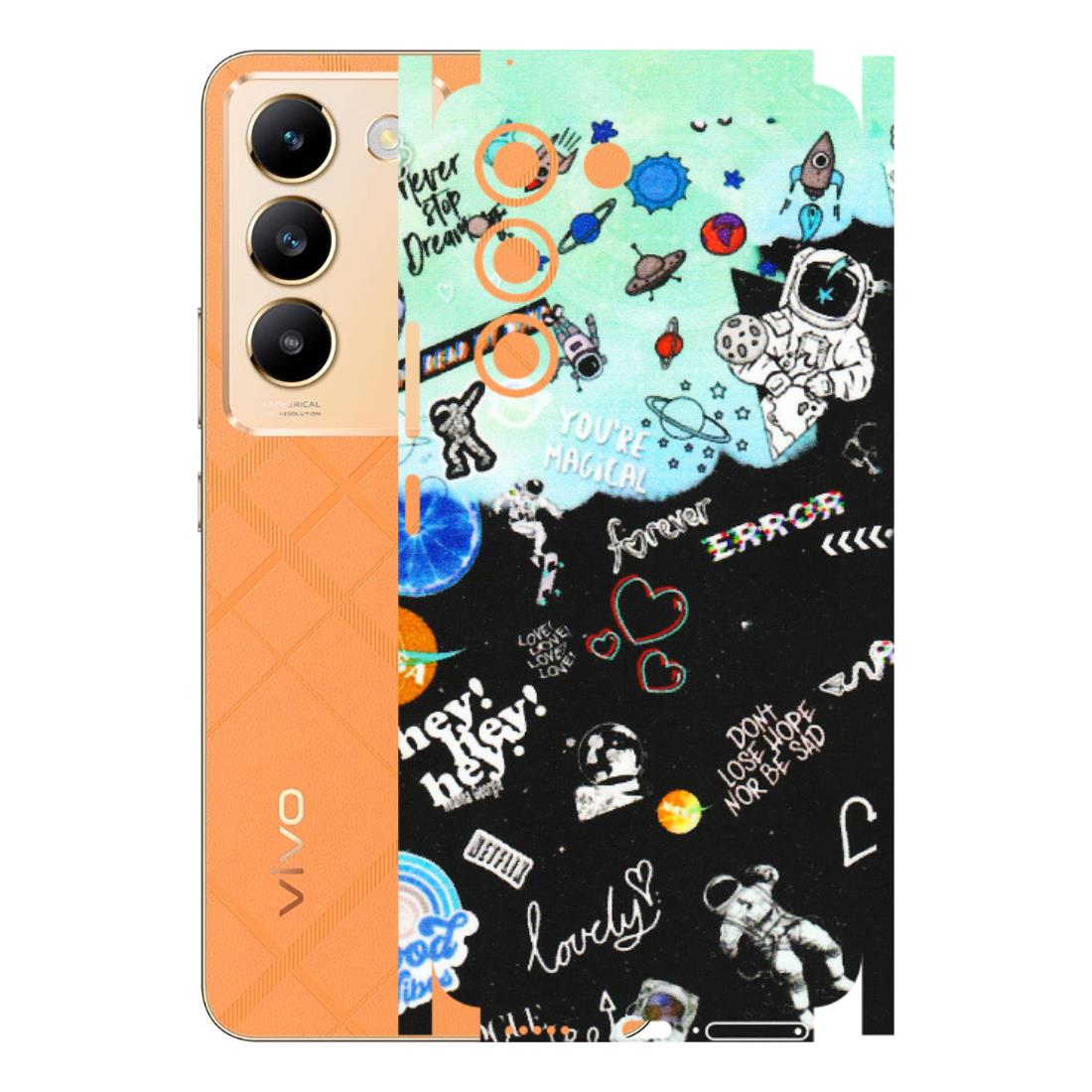 VIVO Y Series Phone Skins (All Models) - Living In A Space Dream - Matte Finish (M-46) Vivo Y200e (5G)