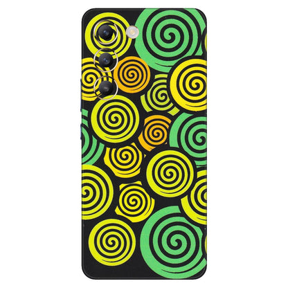 VIVO Y Series Phone Skins (All Models) - Crazy Spiral - Matte Finish (M-91) Vivo Y200e (5G)