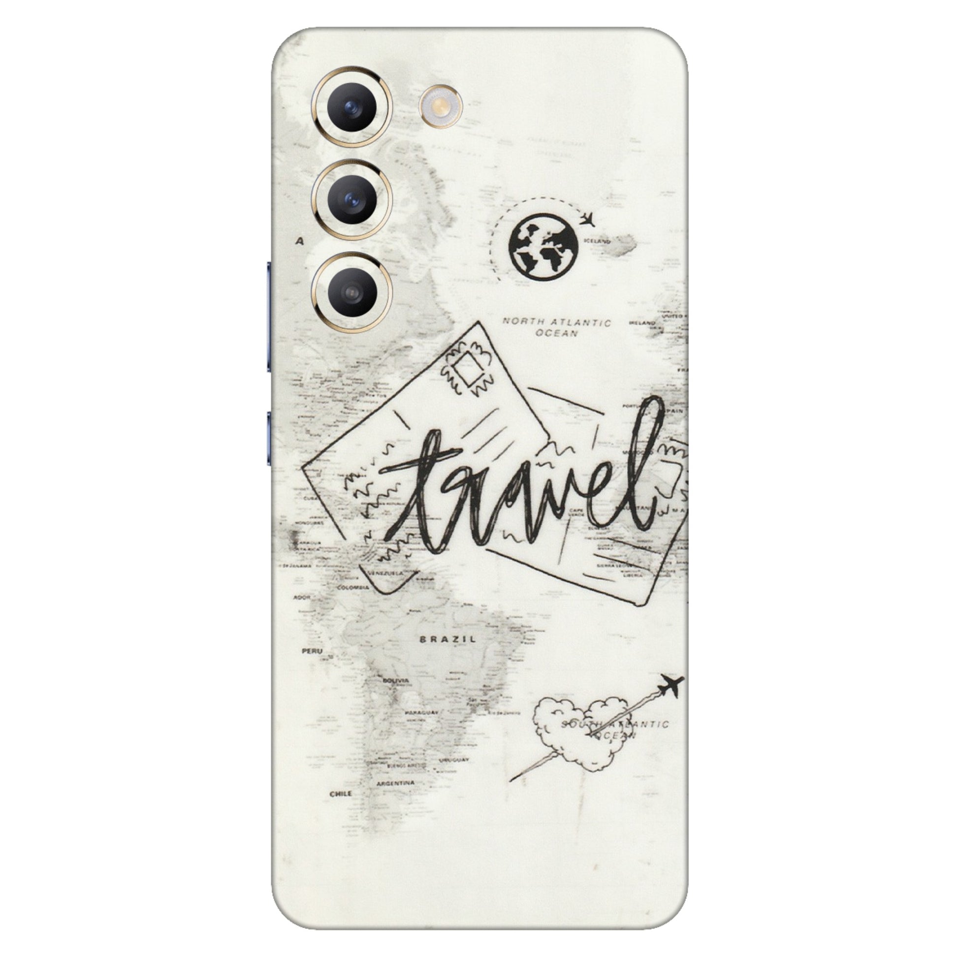 VIVO Y Series Phone Skins (All Models) - Travel Ticket - Transparent Finish (T-06) Vivo Y200e (5G)