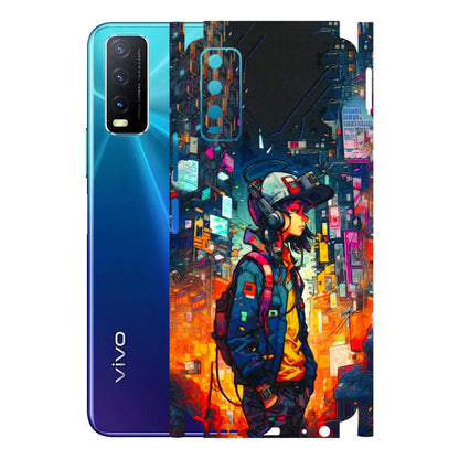 VIVO Y Series Phone Skins (All Models) - Street Anime Guy - 3D Embossed Finish (L-158) Vivo Y20A