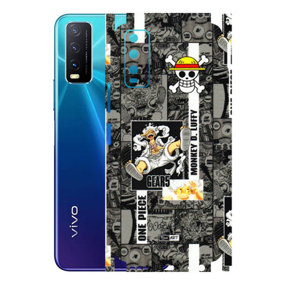 VIVO Y Series Phone Skins (All Models) - Cuffy Anime MonkeyCamic - 3D Embossed Finish (L-242) Vivo Y20A