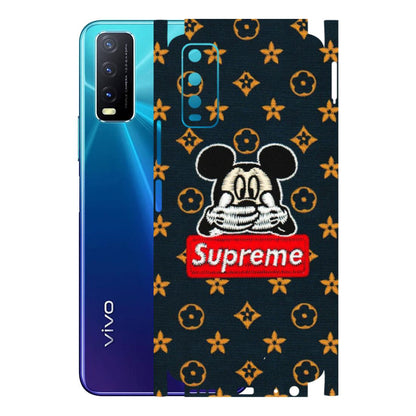 VIVO Y Series Phone Skins (All Models) - Mickey Supreme - Matte Finish (M-83) Vivo Y20A