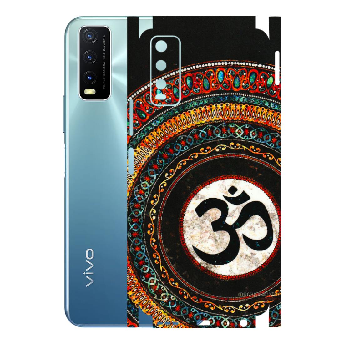 VIVO Y Series Phone Skins (All Models) - Aum Chant Abstract - 3D Embossed Finish (L-42) Vivo Y20G 2021
