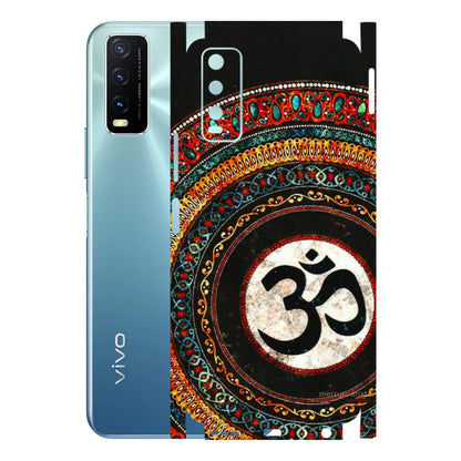 VIVO Y Series Phone Skins (All Models) - Aum Chant Abstract - 3D Embossed Finish (L-42) Vivo Y20G 2021
