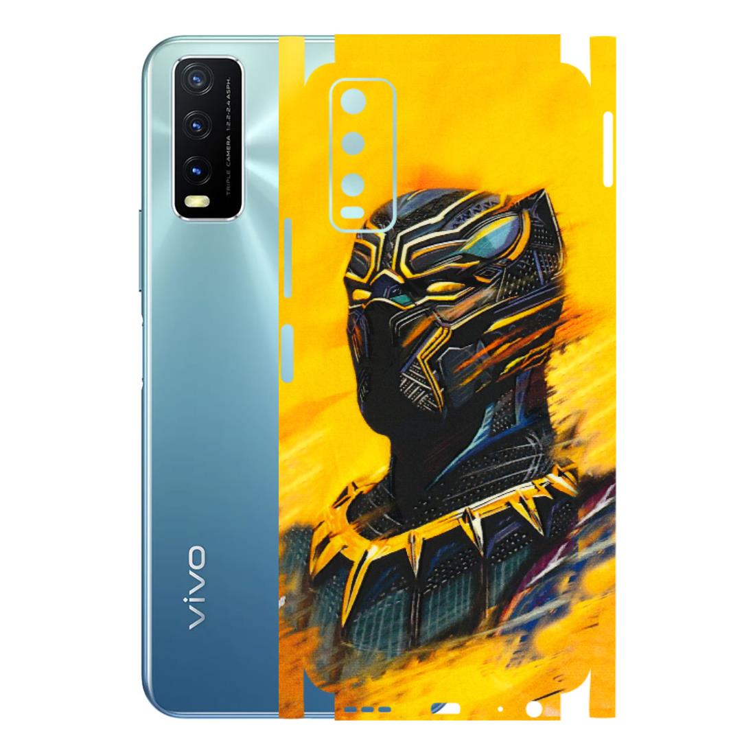 VIVO Y Series Phone Skins (All Models) - Yellow Panther - 3D Embossed Finish (L-54) Vivo Y20G 2021