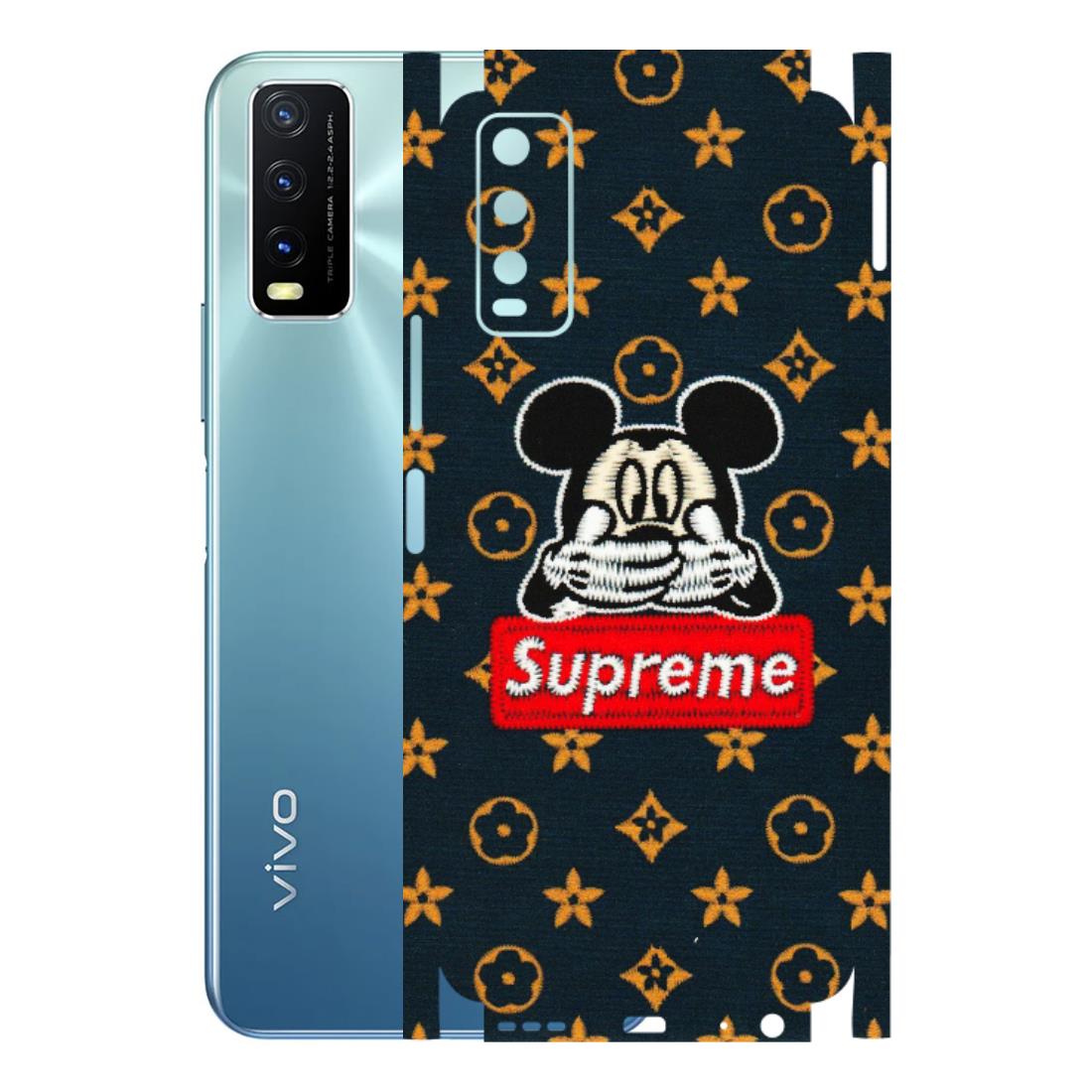 VIVO Y Series Phone Skins (All Models) - Mickey Supreme - Matte Finish (M-83) Vivo Y20G 2021