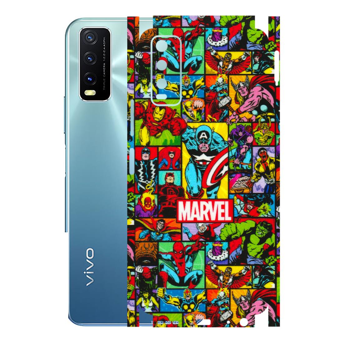VIVO Y Series Phone Skins (All Models) - MARVELOUS Comic Characters - 3D Embossed Finish (L-129) Vivo Y20T