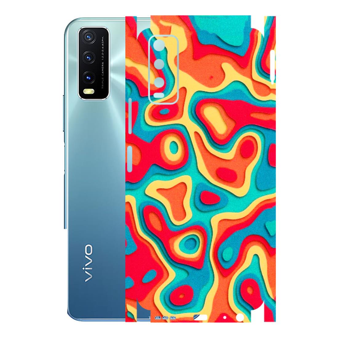 VIVO Y Series Phone Skins (All Models) - Abstract Swirl - 3D Embossed Finish (L-150) Vivo Y20T