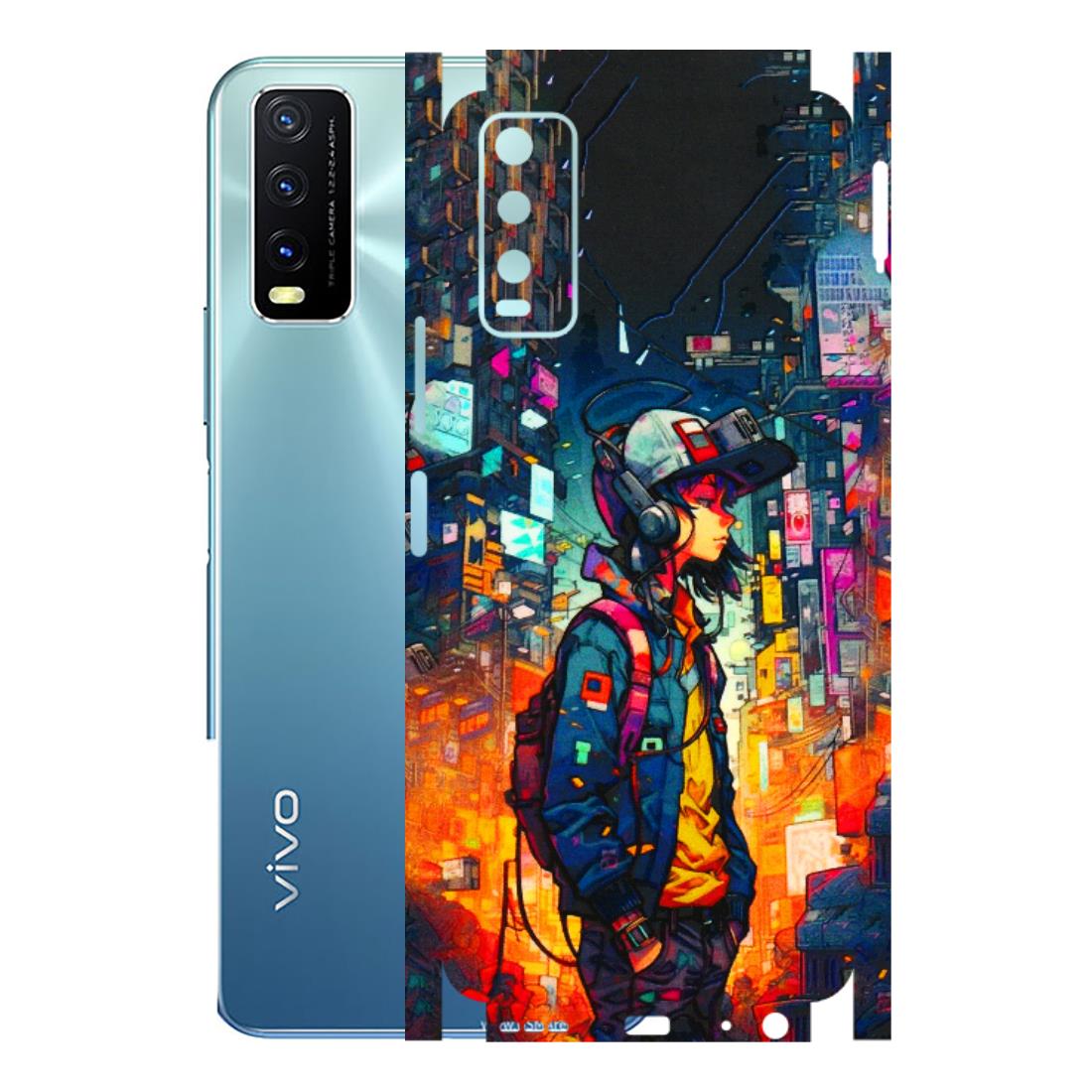 VIVO Y Series Phone Skins (All Models) - Street Anime Guy - 3D Embossed Finish (L-158) Vivo Y20T