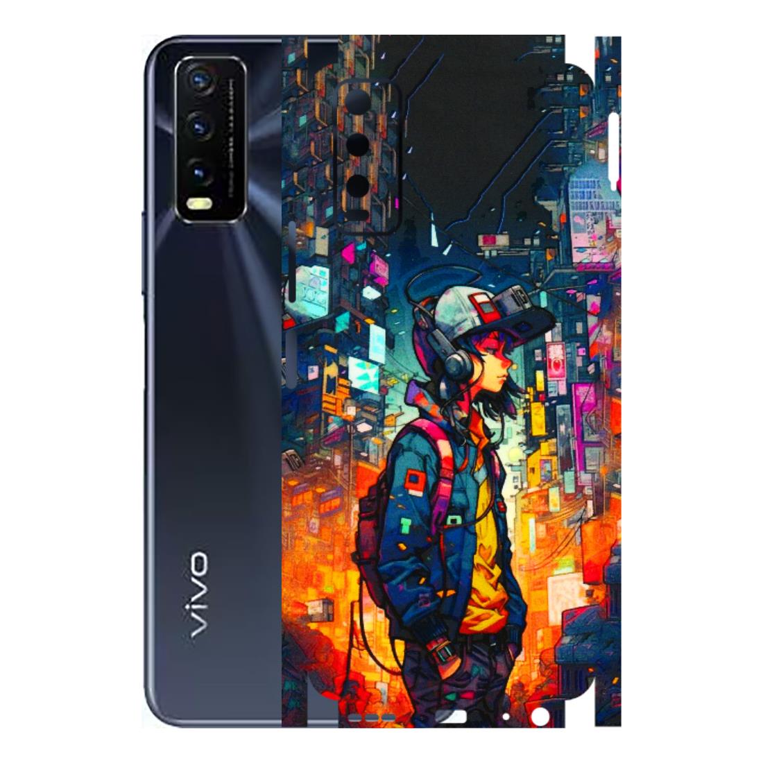 VIVO Y Series Phone Skins (All Models) - Street Anime Guy - 3D Embossed Finish (L-158) Vivo Y20