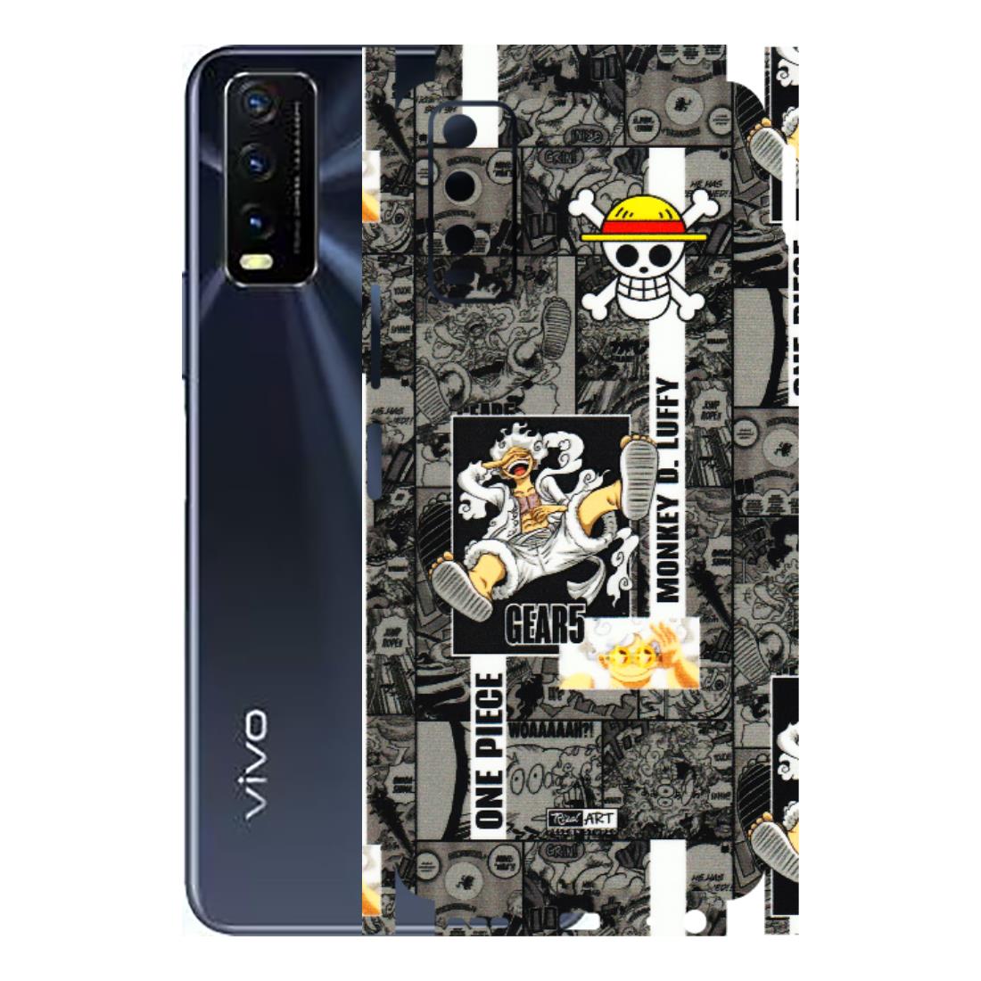 VIVO Y Series Phone Skins (All Models) - Cuffy Anime MonkeyCamic - 3D Embossed Finish (L-242) Vivo Y20