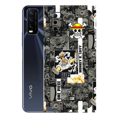 VIVO Y Series Phone Skins (All Models) - Cuffy Anime MonkeyCamic - 3D Embossed Finish (L-242) Vivo Y20