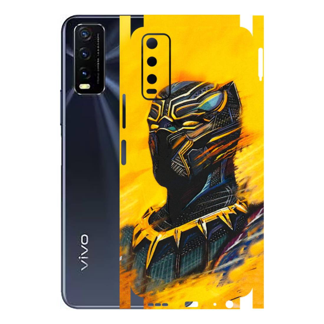 VIVO Y Series Phone Skins (All Models) - Yellow Panther - 3D Embossed Finish (L-54) Vivo Y20
