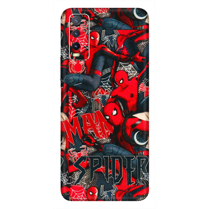 VIVO Y Series Phone Skins (All Models) - SpiderMan Cool - 3D Embossed Finish (L-188) Vivo Y20i