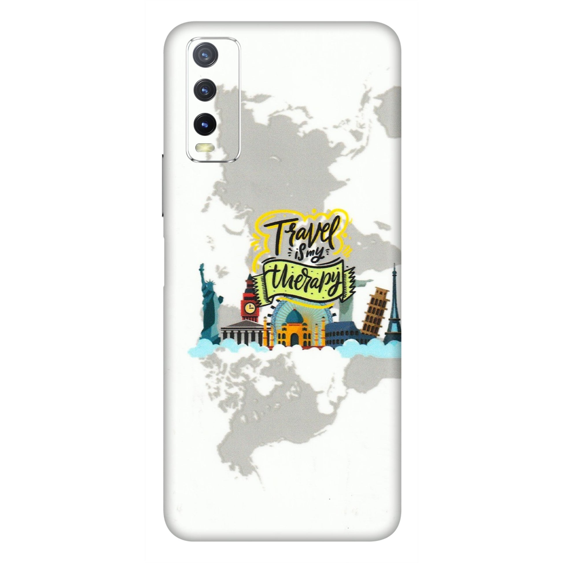 VIVO Y Series Phone Skins (All Models) - Travel Therapy - 3D Embossed Finish (L-199) Vivo Y20i