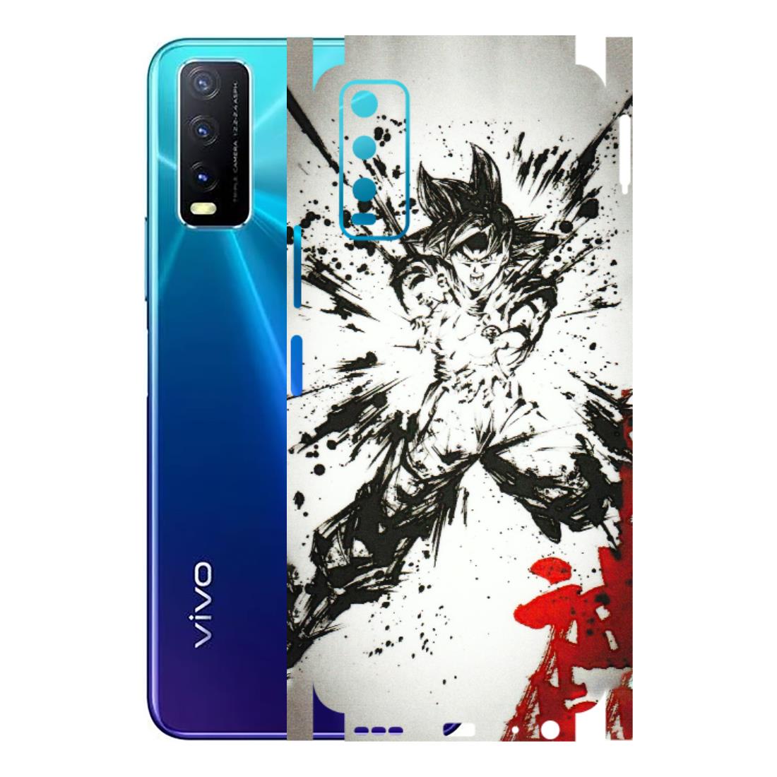 VIVO Y Series Phone Skins (All Models) - DBZ - 3D Embossed Finish (L-206) Vivo Y20i