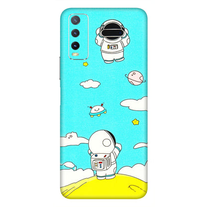 VIVO Y Series Phone Skins (All Models) - Blue Skies Astro Float - 3D Embossed Finish (L-230) Vivo Y20i