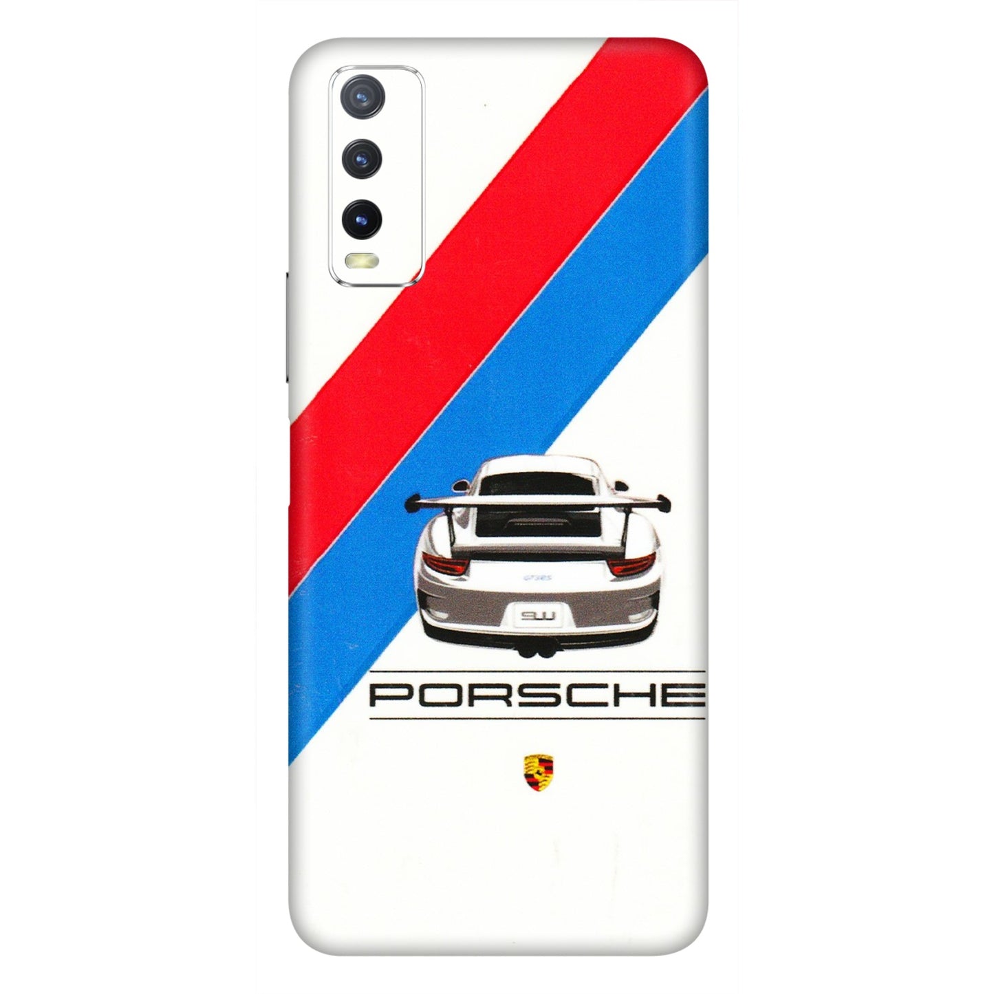 VIVO Y Series Phone Skins (All Models) - Porche Car Sober Logo - 3D Embossed Finish (L-248) Vivo Y20i