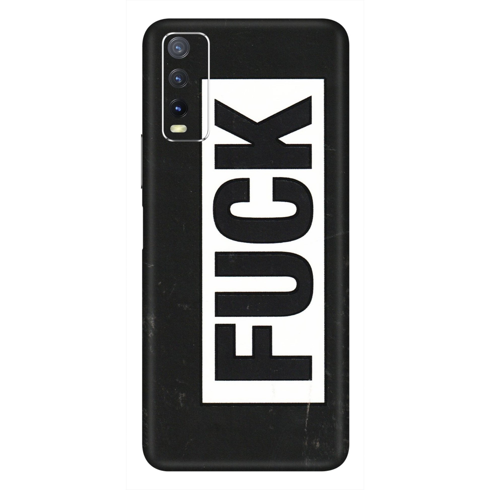 VIVO Y Series Phone Skins (All Models) - The F Word - 3D Embossed Finish (L-255) Vivo Y20i