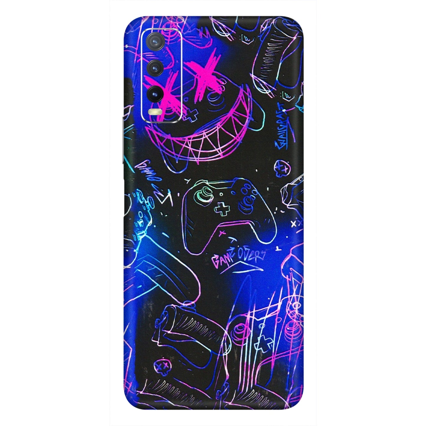 VIVO Y Series Phone Skins (All Models) - Gamers Paradise - 3D Embossed Finish (L-258) Vivo Y20i