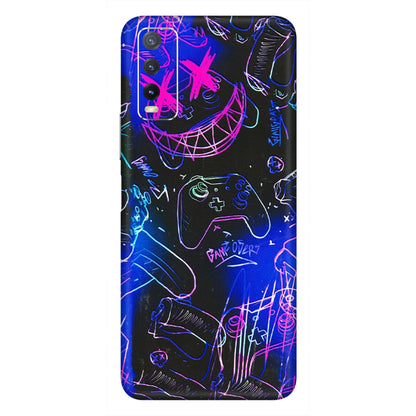 VIVO Y Series Phone Skins (All Models) - Gamers Paradise - 3D Embossed Finish (L-258) Vivo Y20i