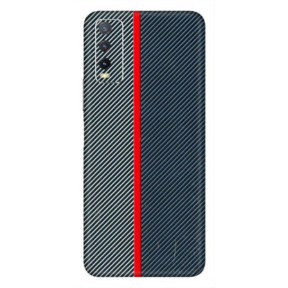 VIVO Y Series Phone Skins (All Models) - Blue Sober Lines - 3D Embossed Finish (L-305) Vivo Y20i