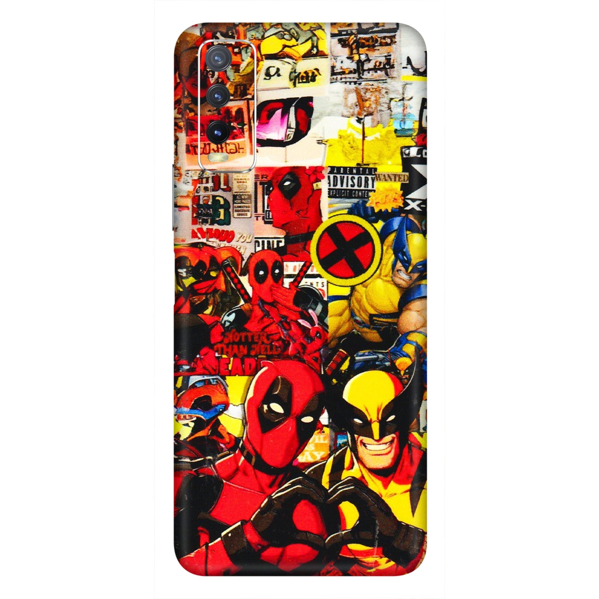 VIVO Y Series Phone Skins (All Models) - Spidy Wolverine - 3D Embossed Finish (L-310) Vivo Y20i
