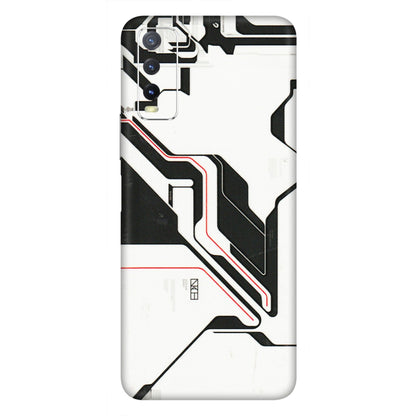 VIVO Y Series Phone Skins (All Models) - White Techy Logo - 3D Embossed Finish (L-312) Vivo Y20i