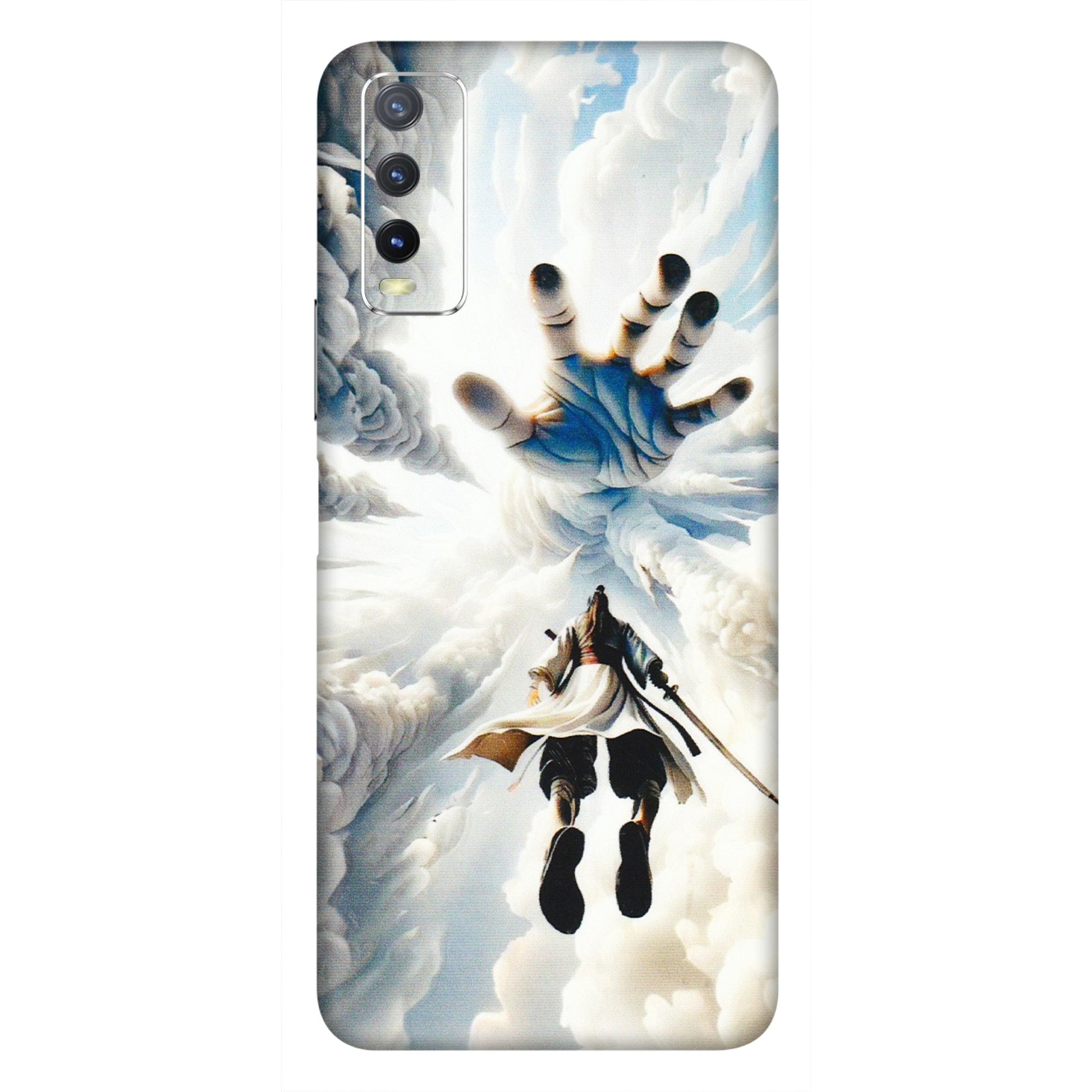 VIVO Y Series Phone Skins (All Models) - Big Hand With Monkey King - 3D Embossed Finish (L-323) Vivo Y20i