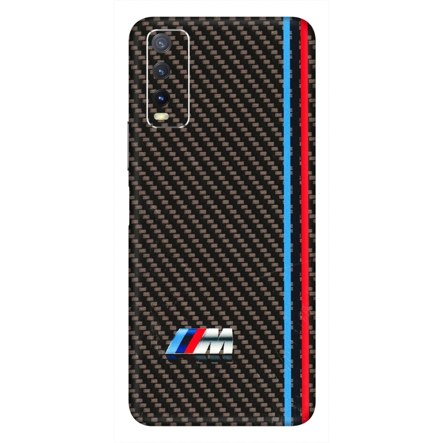 VIVO Y Series Phone Skins (All Models) - BM Carbon Fiber Feels - 3D Embossed Finish (L-38) Vivo Y20i