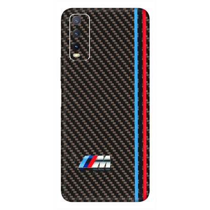 VIVO Y Series Phone Skins (All Models) - BM Carbon Fiber Feels - 3D Embossed Finish (L-38) Vivo Y20i