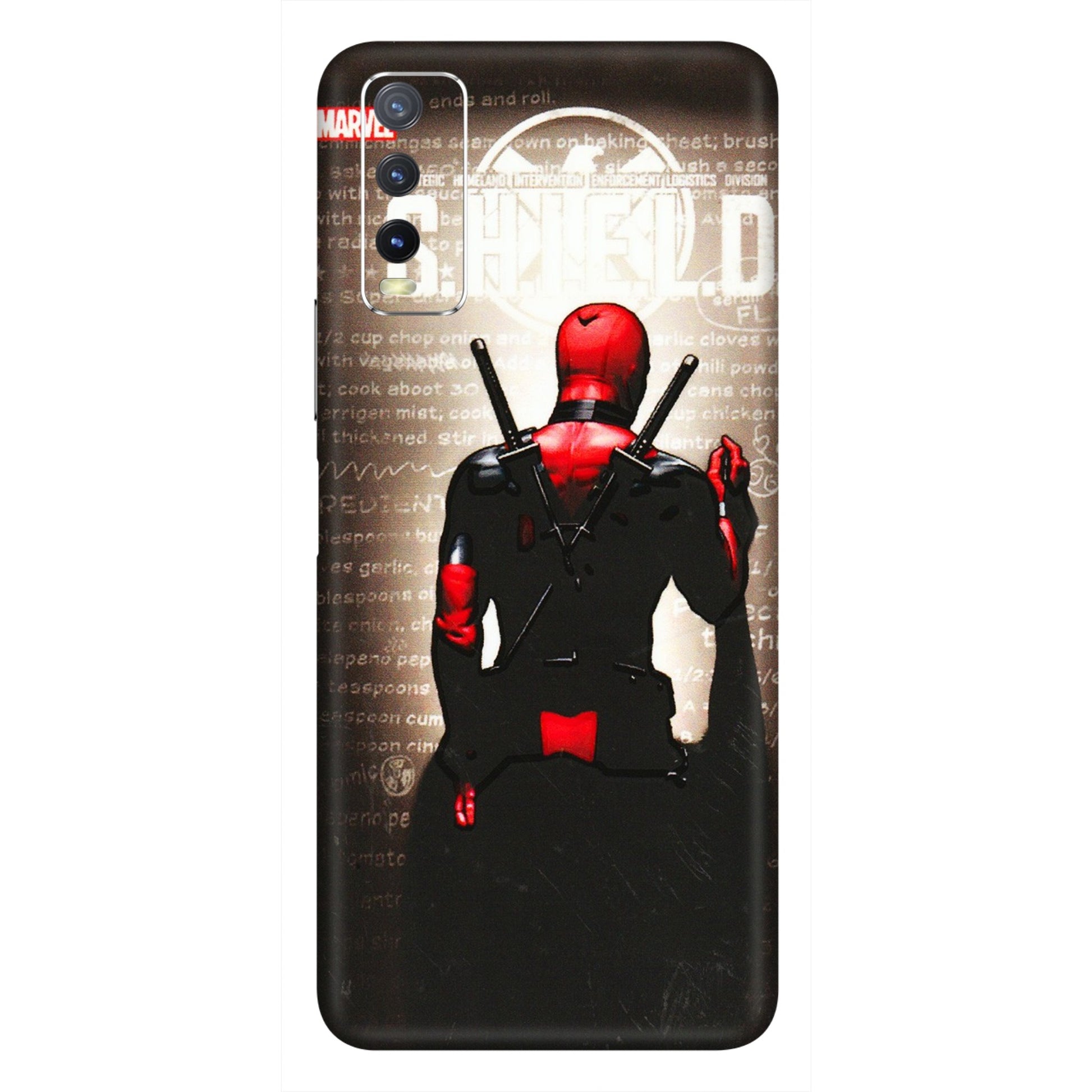 VIVO Y Series Phone Skins (All Models) - Deadpool - 3D Embossed Finish (L-56) Vivo Y20i