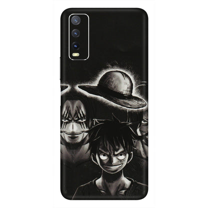 VIVO Y Series Phone Skins (All Models) - Black Luffy Hat - 3D Embossed Finish (L-57) Vivo Y20i