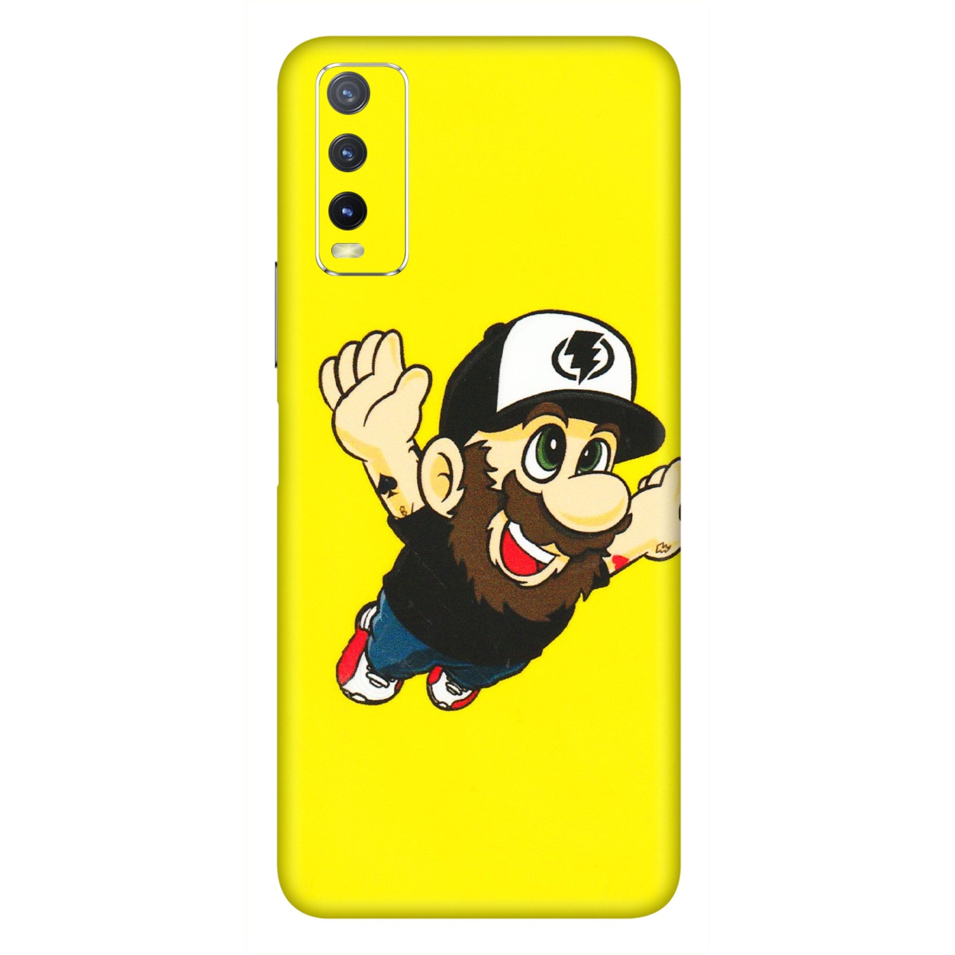 VIVO Y Series Phone Skins (All Models) - Flying Beardo - 3D Embossed Finish (L-60) Vivo Y20i