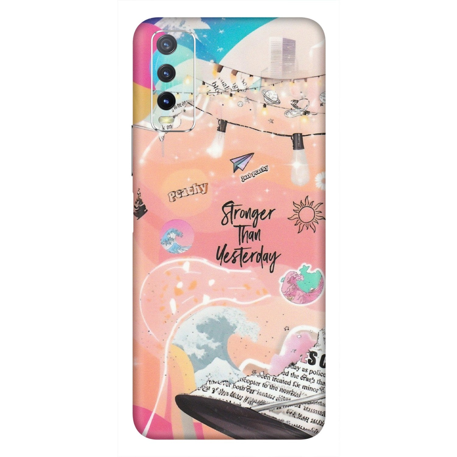 VIVO Y Series Phone Skins (All Models) - Stronger Then Yesterday - Matte Finish (M-128) Vivo Y20i